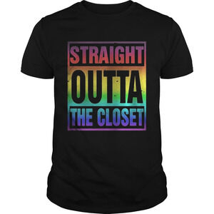 Straight Outta The Closet Pride Lgbt Shirt
